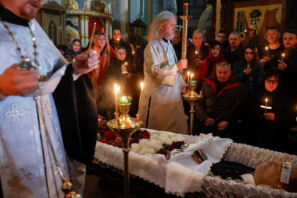 Navalny Funeral Image Reveals Textures of Faith and State in Russia