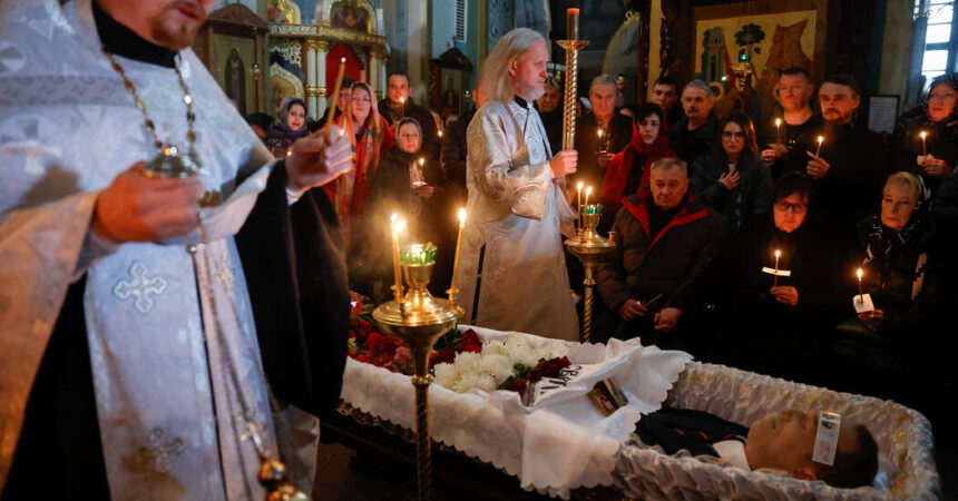 Navalny Funeral Image Reveals Textures of Faith and State in Russia