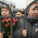 Navalny's funeral in pictures: Mourners gather in Moscow