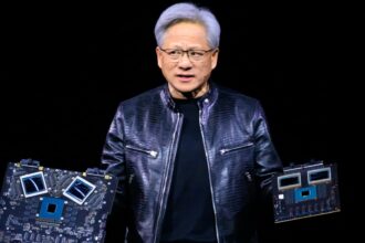 Nvidia shares close up after company unveils latest AI chips
