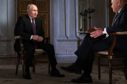 Putin Plays Down Threat of Nuclear War in Pre-Election State TV Interview