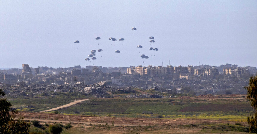 U.S. Conducts 2d Airdrop but Will Not Use Troops on the Ground in Gaza Aid Effort