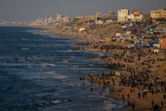 U.S. Military Ship Sets Sail to Help Build a Pier Off Gaza for Aid