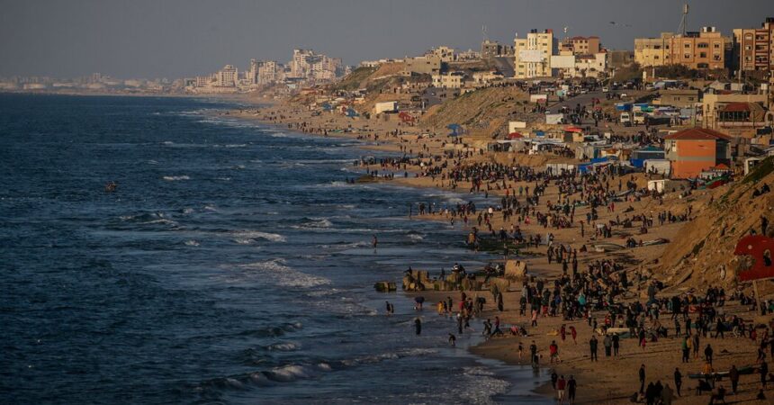 U.S. Military Ship Sets Sail to Help Build a Pier Off Gaza for Aid