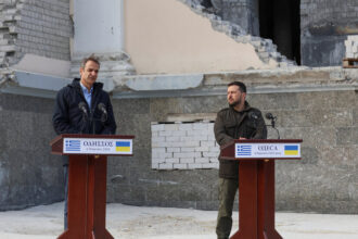 Zelensky and Greek Leader Were in Odesa as Russia Attacked